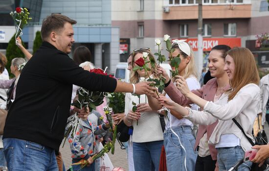 Belarus Presidential Election Peaceful Rallies
