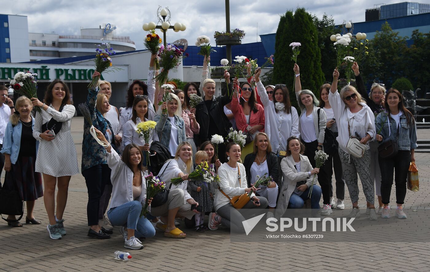 Belarus Presidential Election Peaceful Rallies