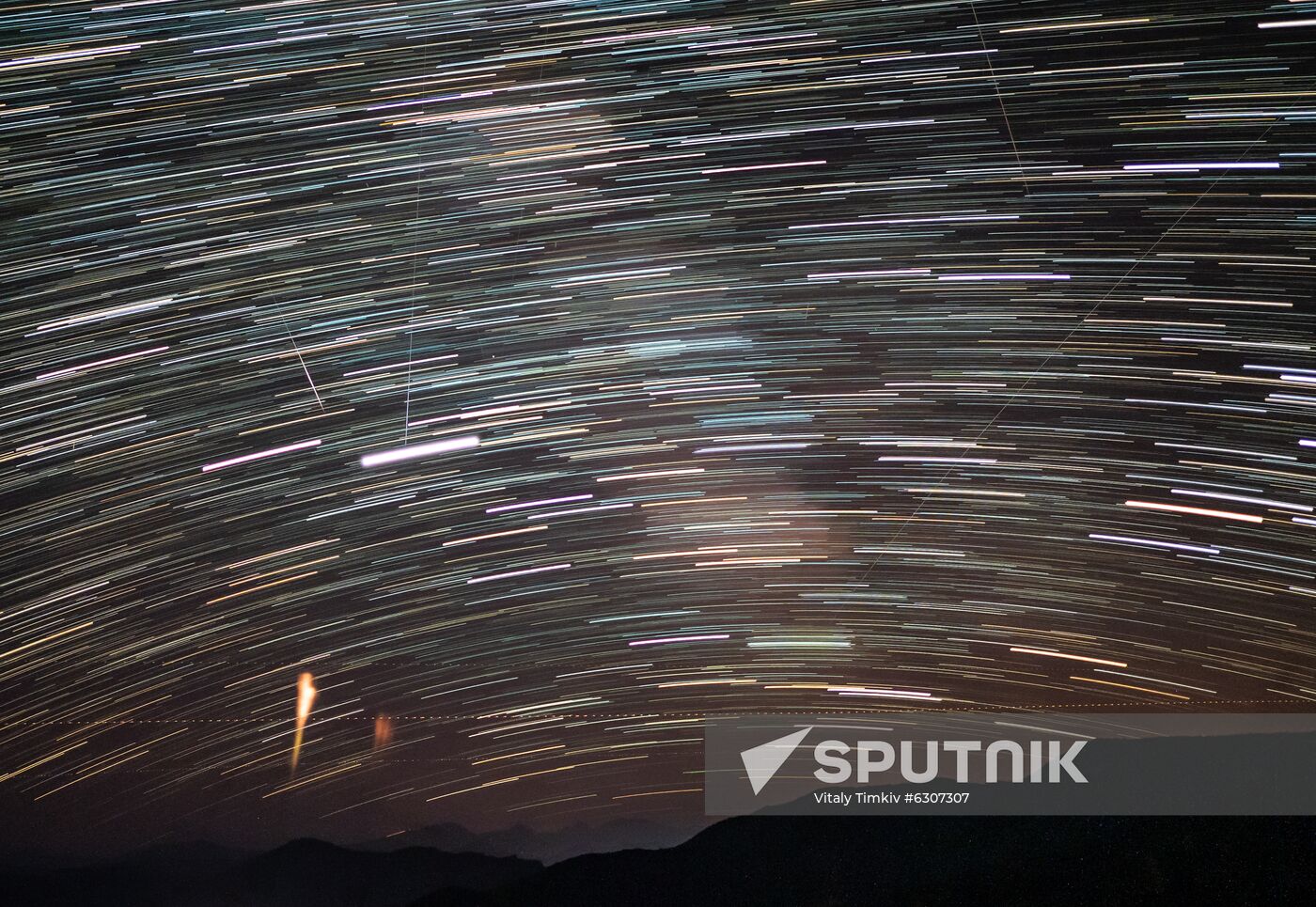 Russia Perseid Meteor Shower