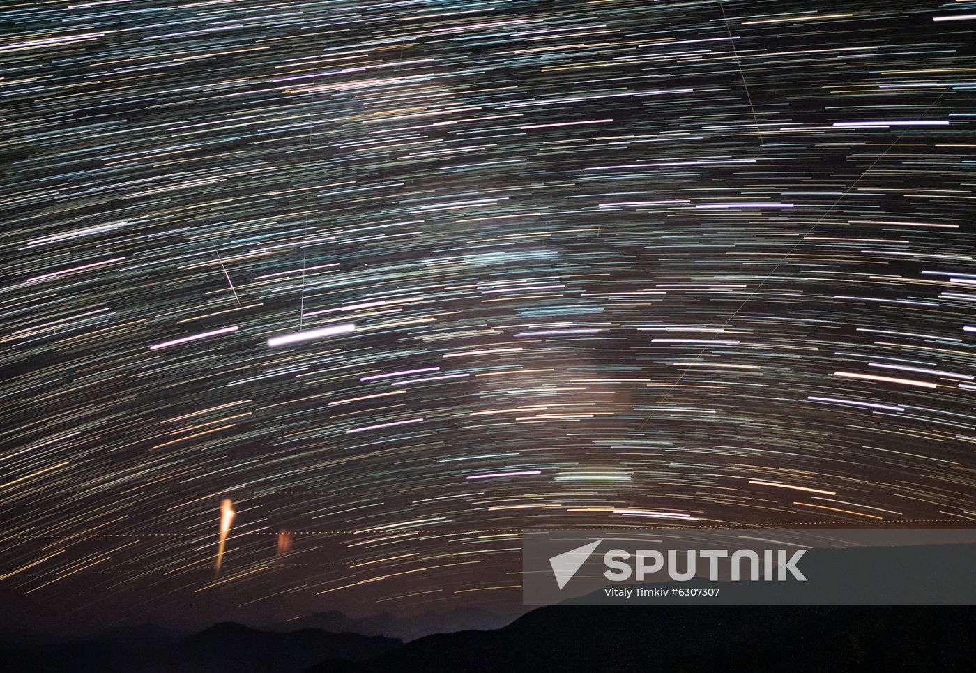 Russia Perseid Meteor Shower