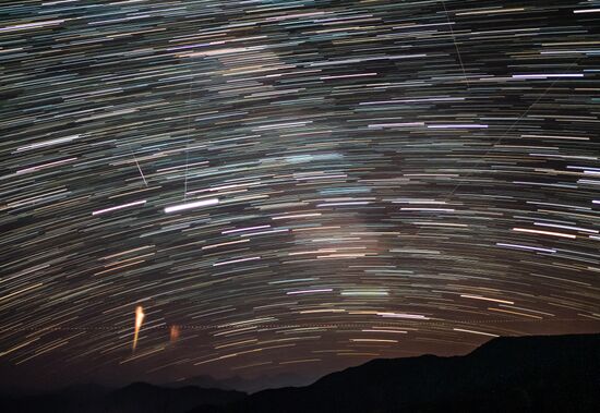 Russia Perseid Meteor Shower