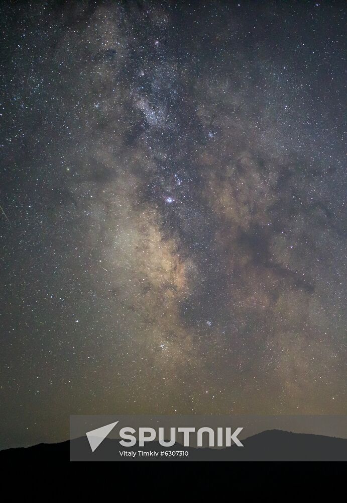 Russia Perseid Meteor Shower