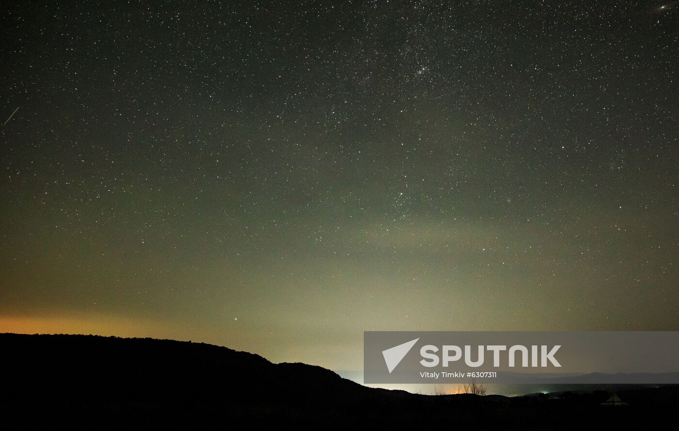 Russia Perseid Meteor Shower