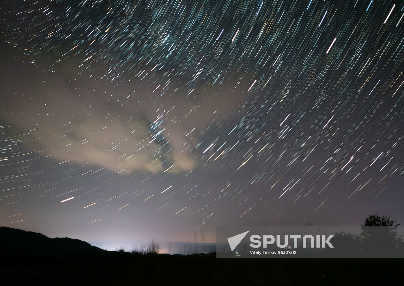 Russia Perseid Meteor Shower