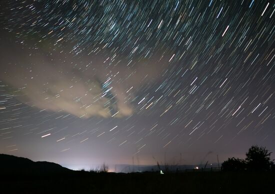 Russia Perseid Meteor Shower