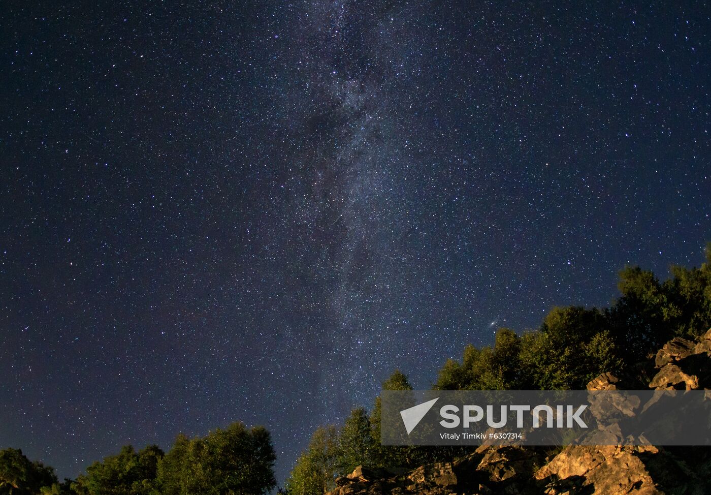 Russia Perseid Meteor Shower