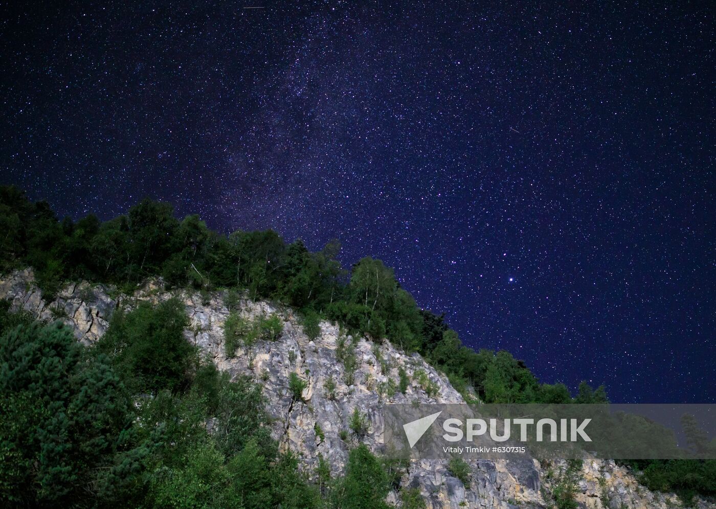 Russia Perseid Meteor Shower