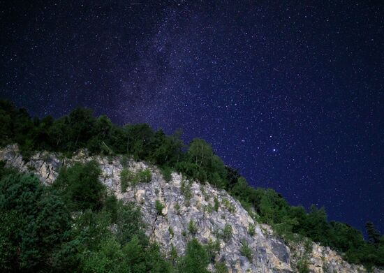 Russia Perseid Meteor Shower