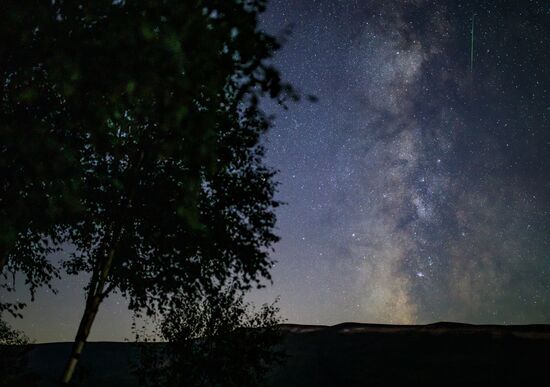 Russia Perseid Meteor Shower