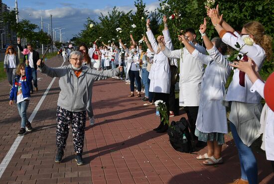 Belarus Presidential Election Peaceful Rallies