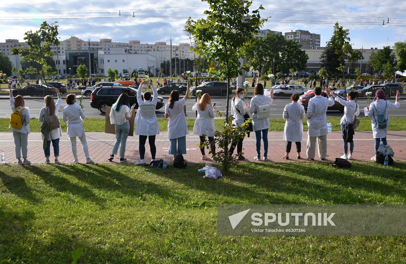 Belarus Presidential Election Peaceful Rallies