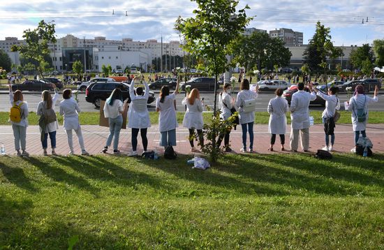 Belarus Presidential Election Peaceful Rallies