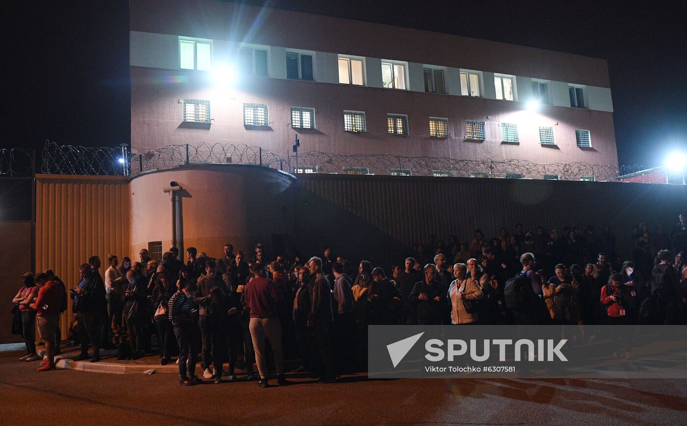 Belarus Presidential Election Protest Detained