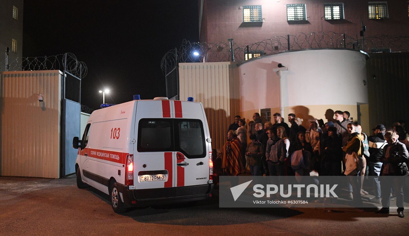 Belarus Presidential Election Protest Detained