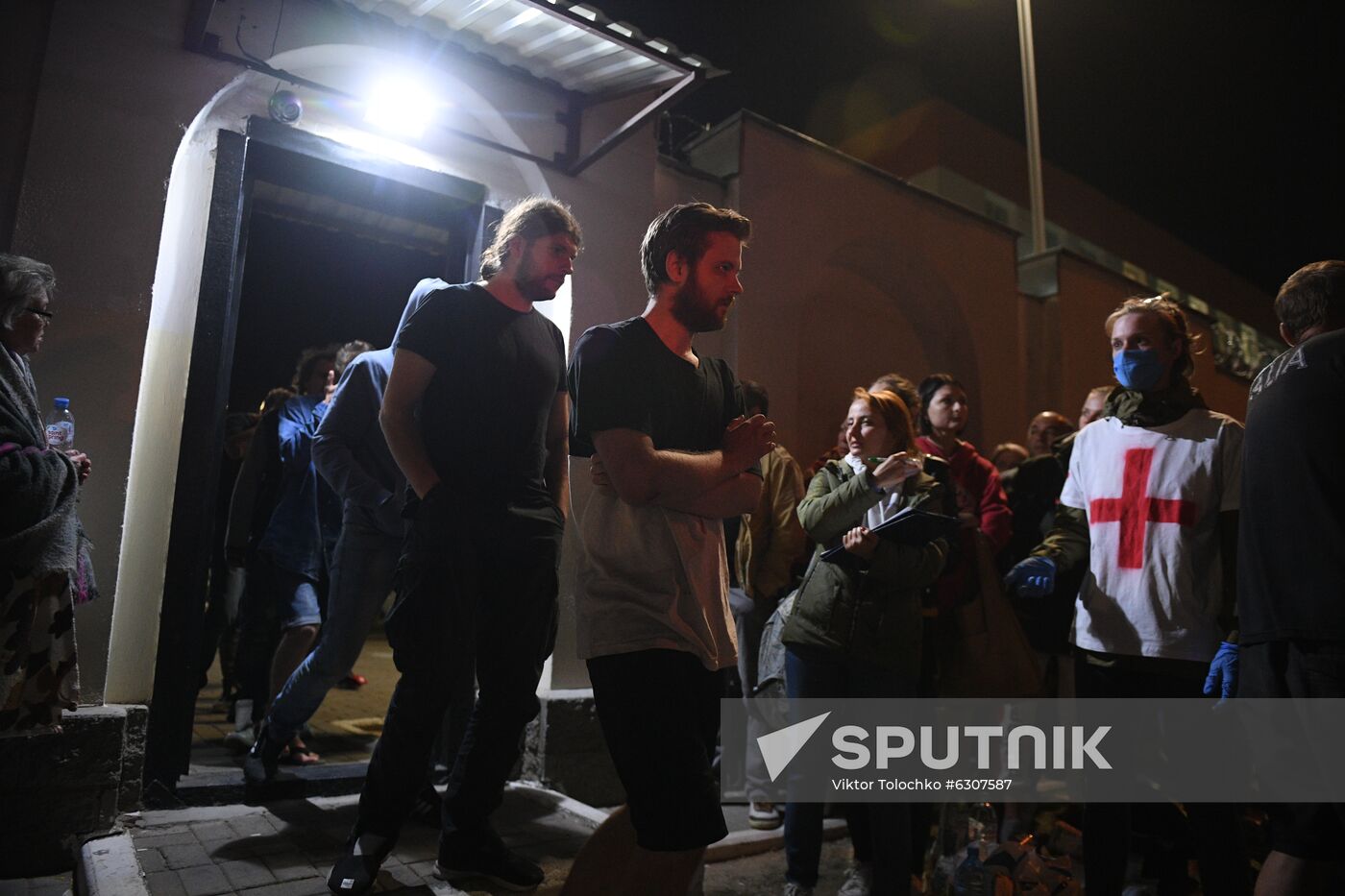 Belarus Presidential Election Protest Detained
