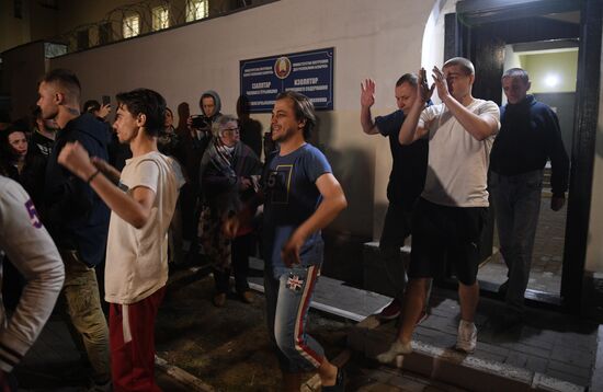 Belarus Presidential Election Protest Detained