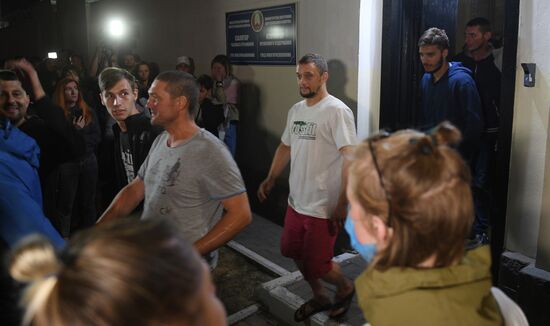 Belarus Presidential Election Protest Detained