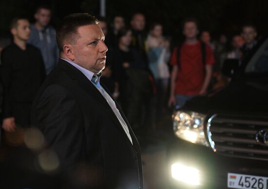 Belarus Presidential Election Protest Detained