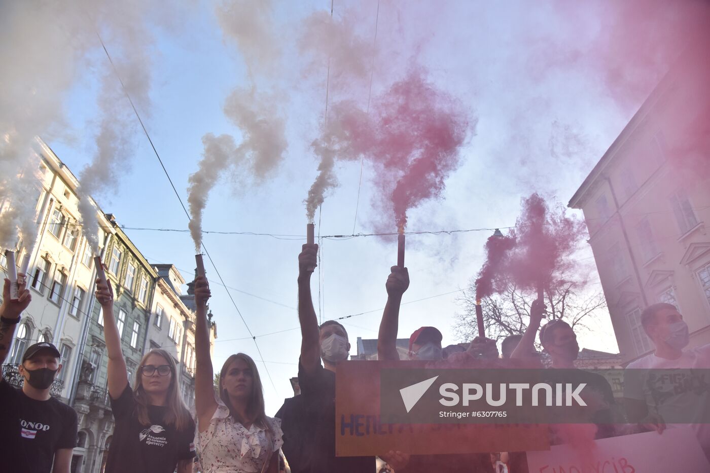 Ukraine Belarus Presidential Election Protest