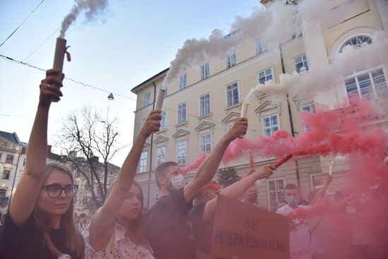 Ukraine Belarus Presidential Election Protest