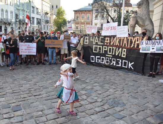 Ukraine Belarus Presidential Election Protest