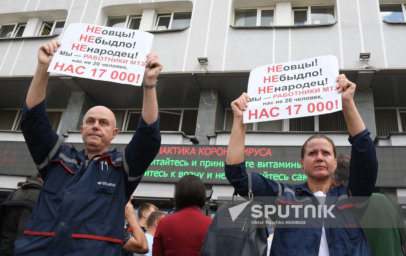 Belarus Presidential Election Peaceful Rallies