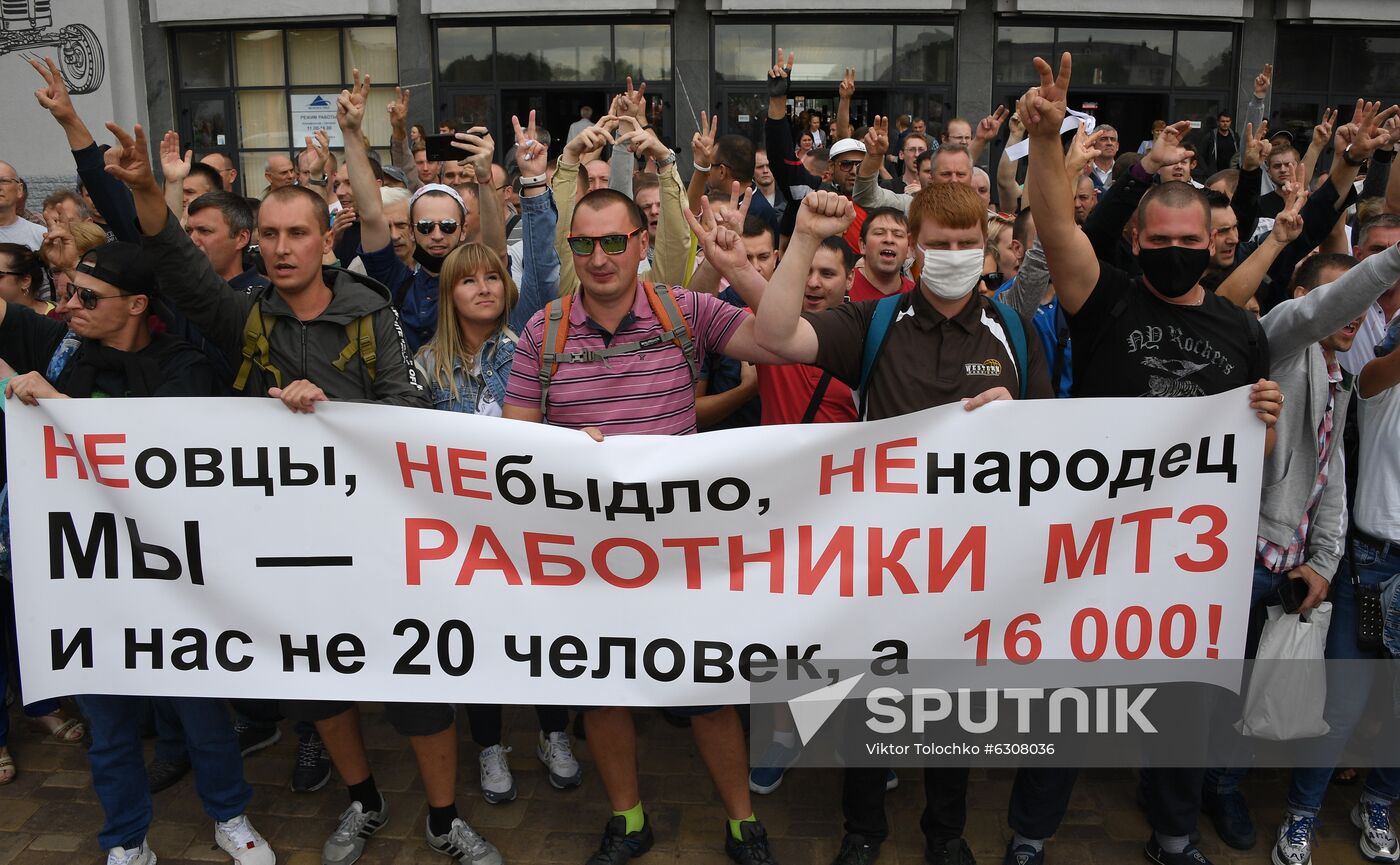 Belarus Presidential Election Peaceful Rallies