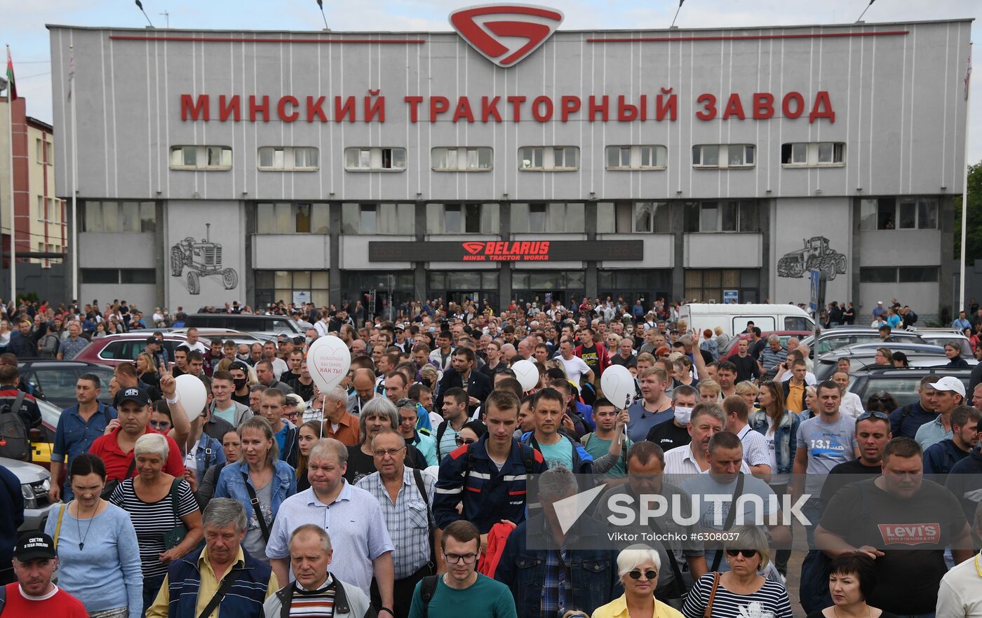 Belarus Presidential Election Peaceful Rallies