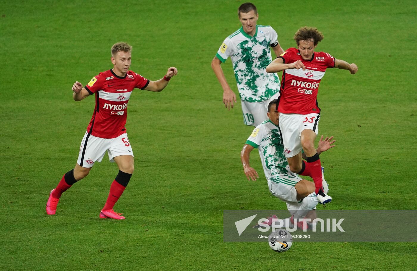 Russia Soccer Premier-League Spartak - Akhmat