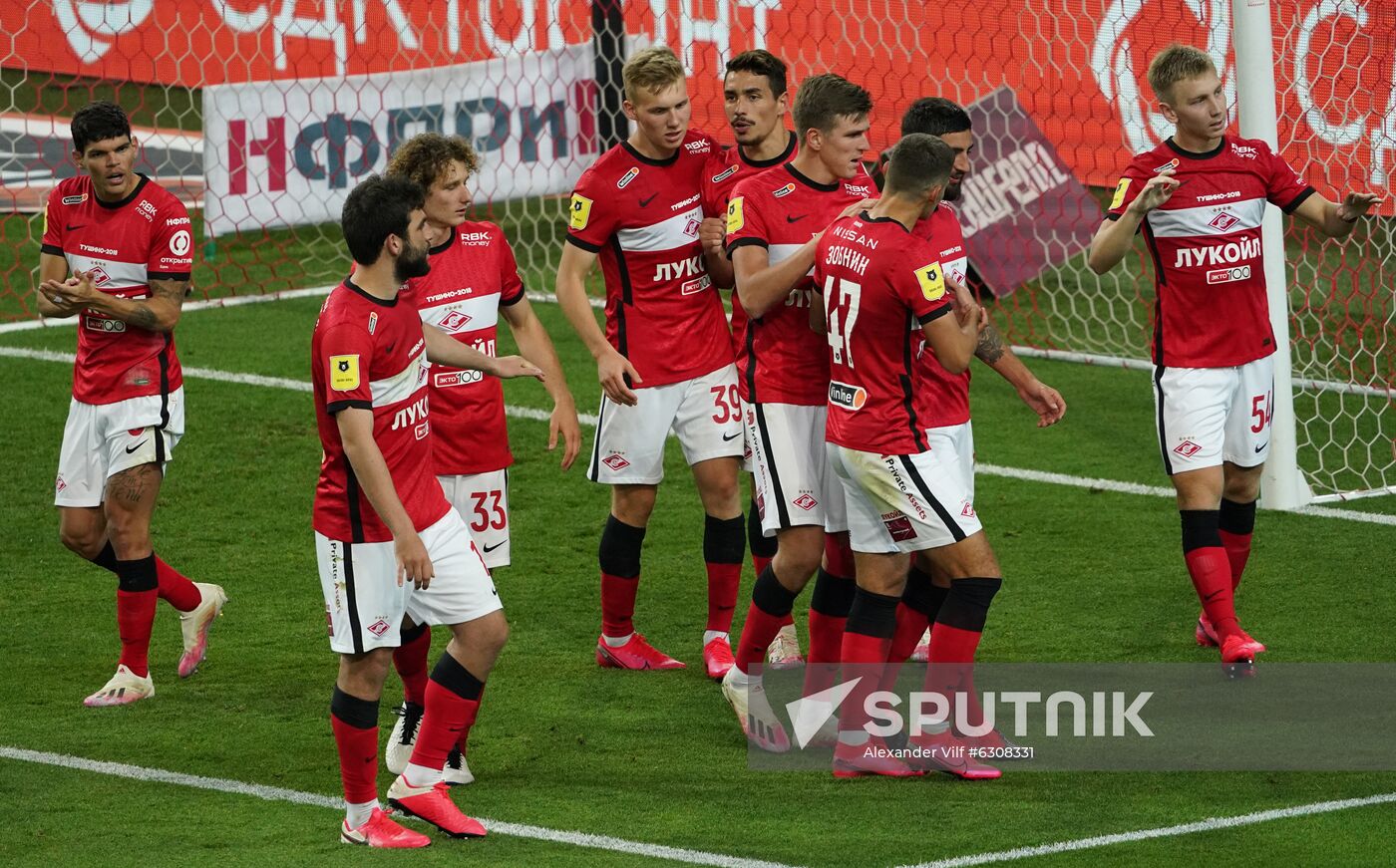 Russia Soccer Premier-League Spartak - Akhmat