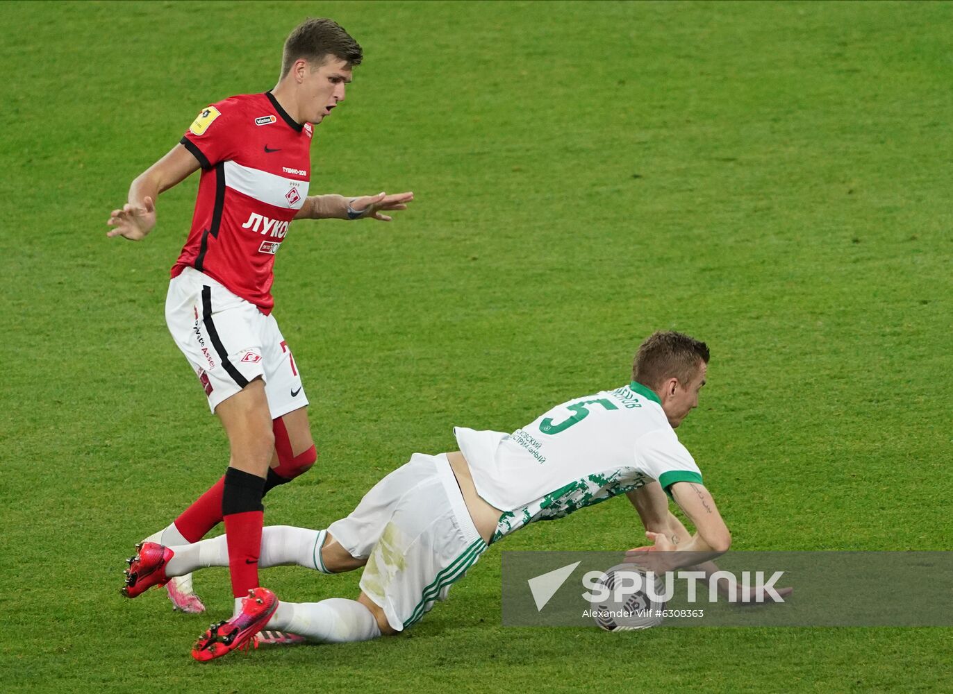 Russia Soccer Premier-League Spartak - Akhmat