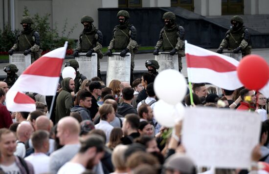 Russia Belarus Presidential Election Protest
