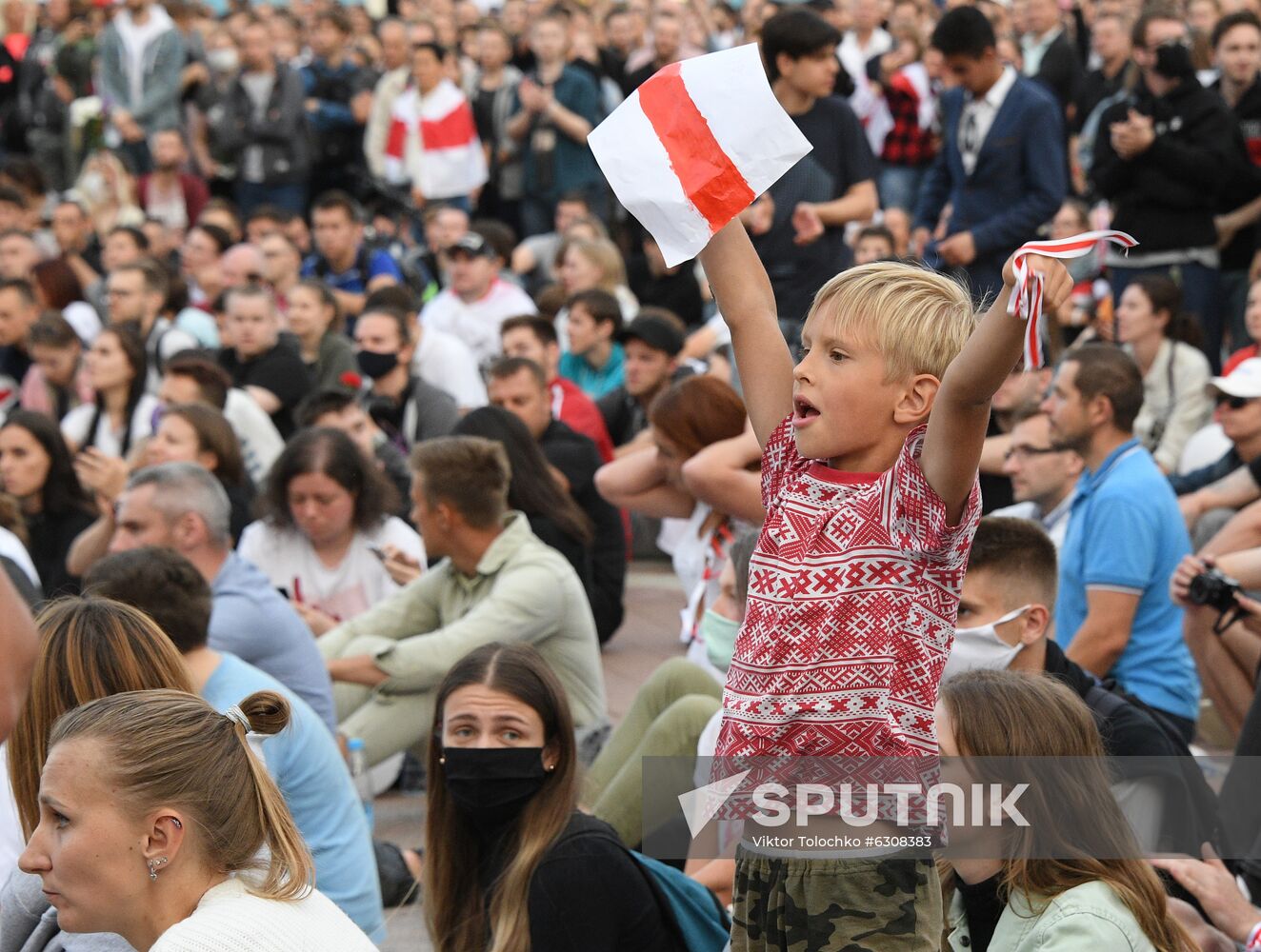 Belarus Presidential Election Peaceful Rallies