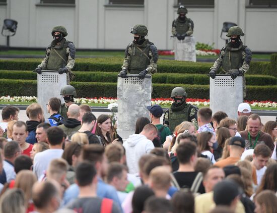 Belarus Presidential Election Peaceful Rallies