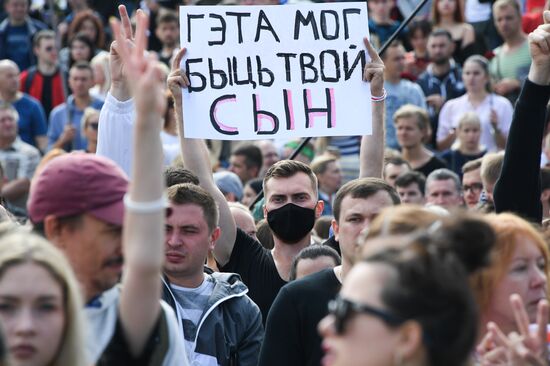 Belarus Presidential Election Protest