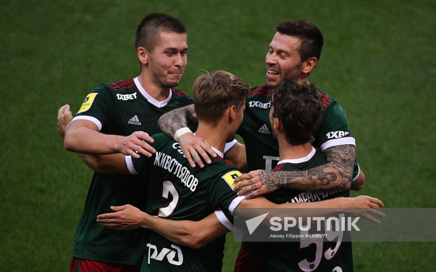 Russia Soccer Premier-League Lokomotiv - Krasnodar