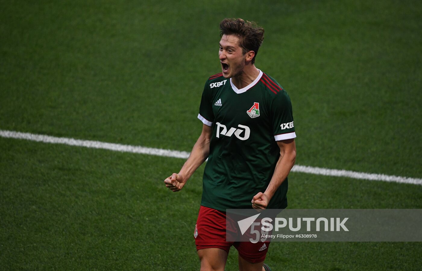 Russia Soccer Premier-League Lokomotiv - Krasnodar