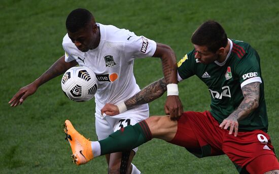 Russia Soccer Premier-League Lokomotiv - Krasnodar