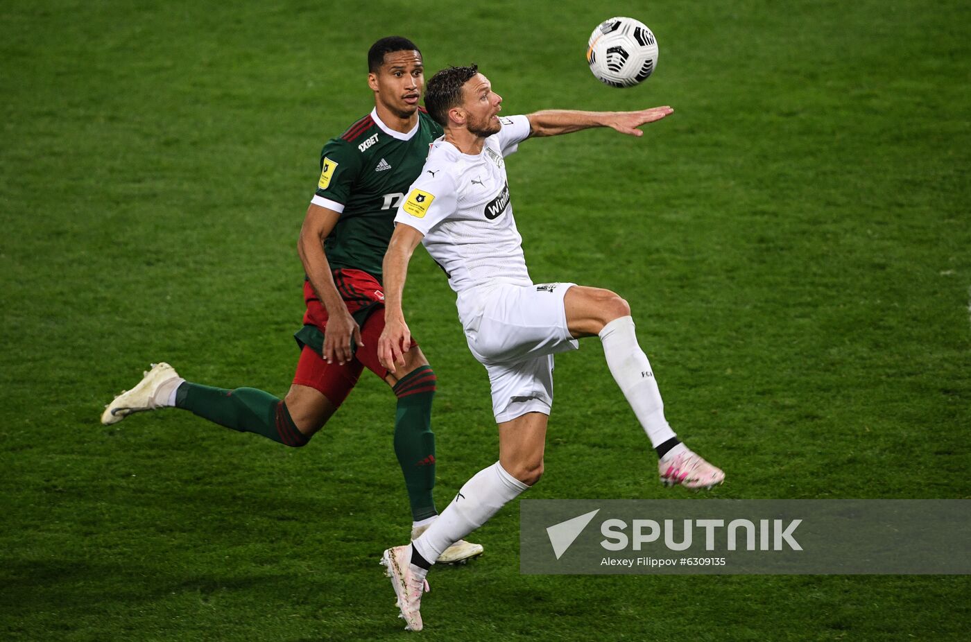 Russia Soccer Premier-League Lokomotiv - Krasnodar