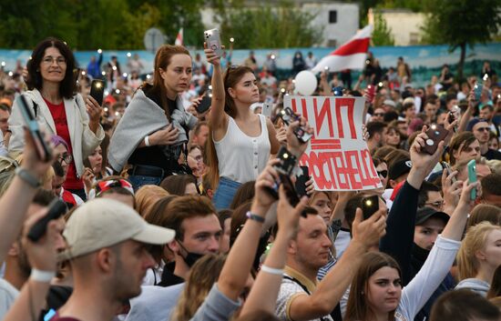Belarus Presidential Election Protest
