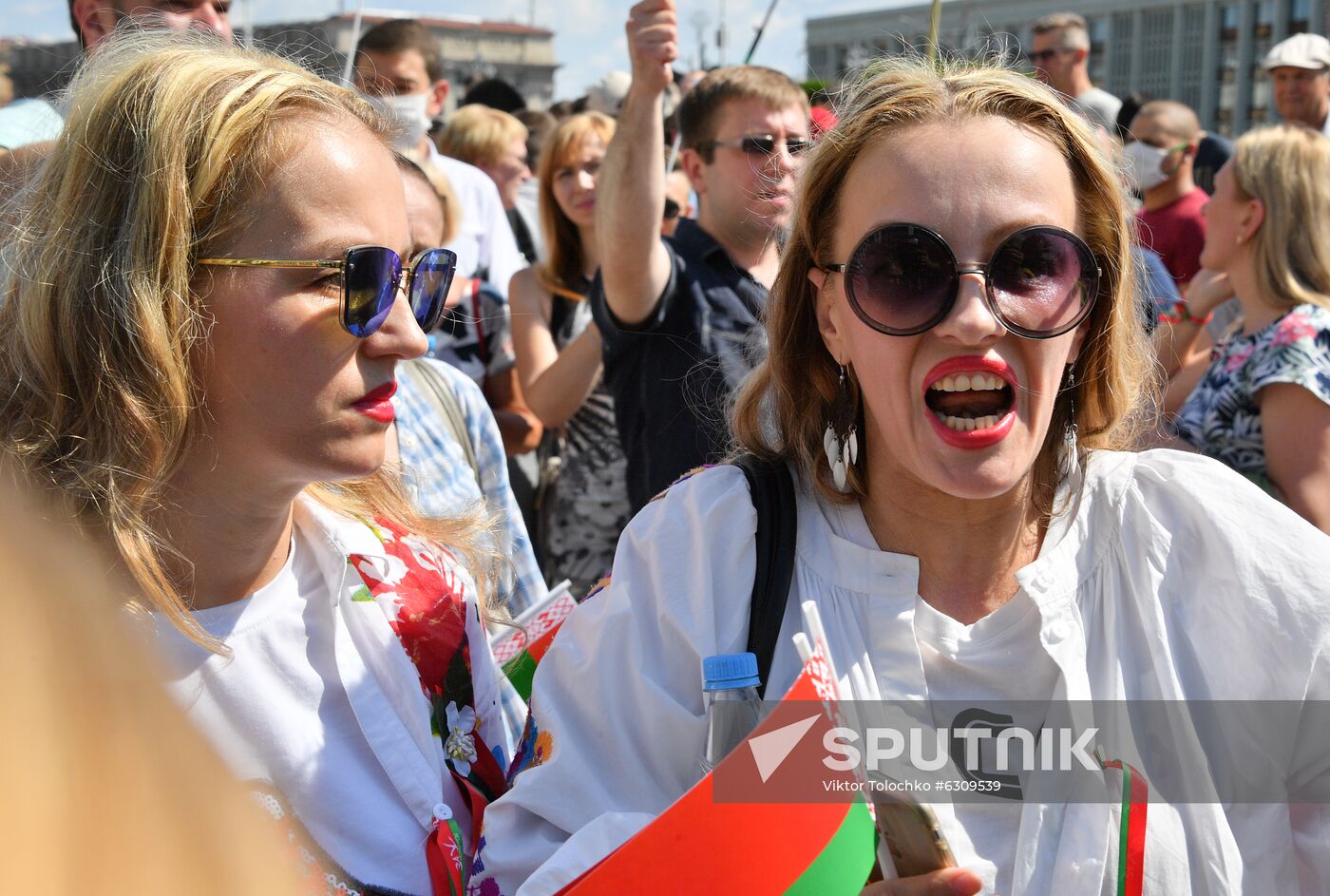 Belarus Lukashenko Supporters