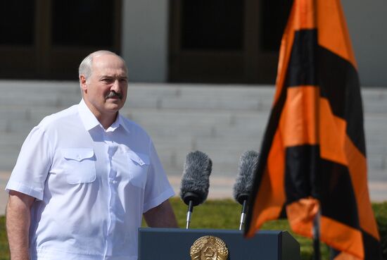 Belarus Lukashenko Supporters