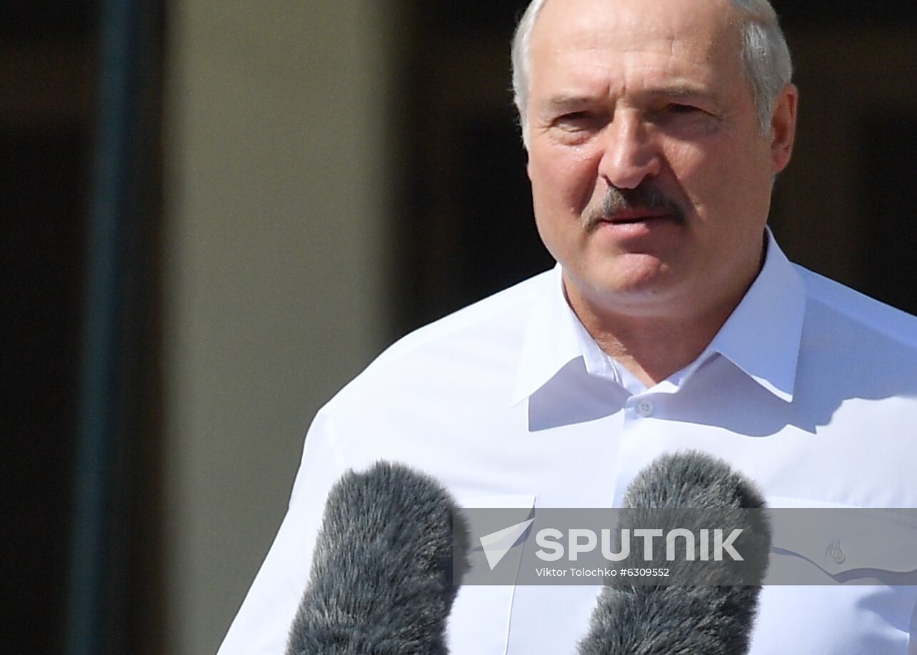 Belarus Lukashenko Supporters