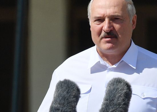 Belarus Lukashenko Supporters