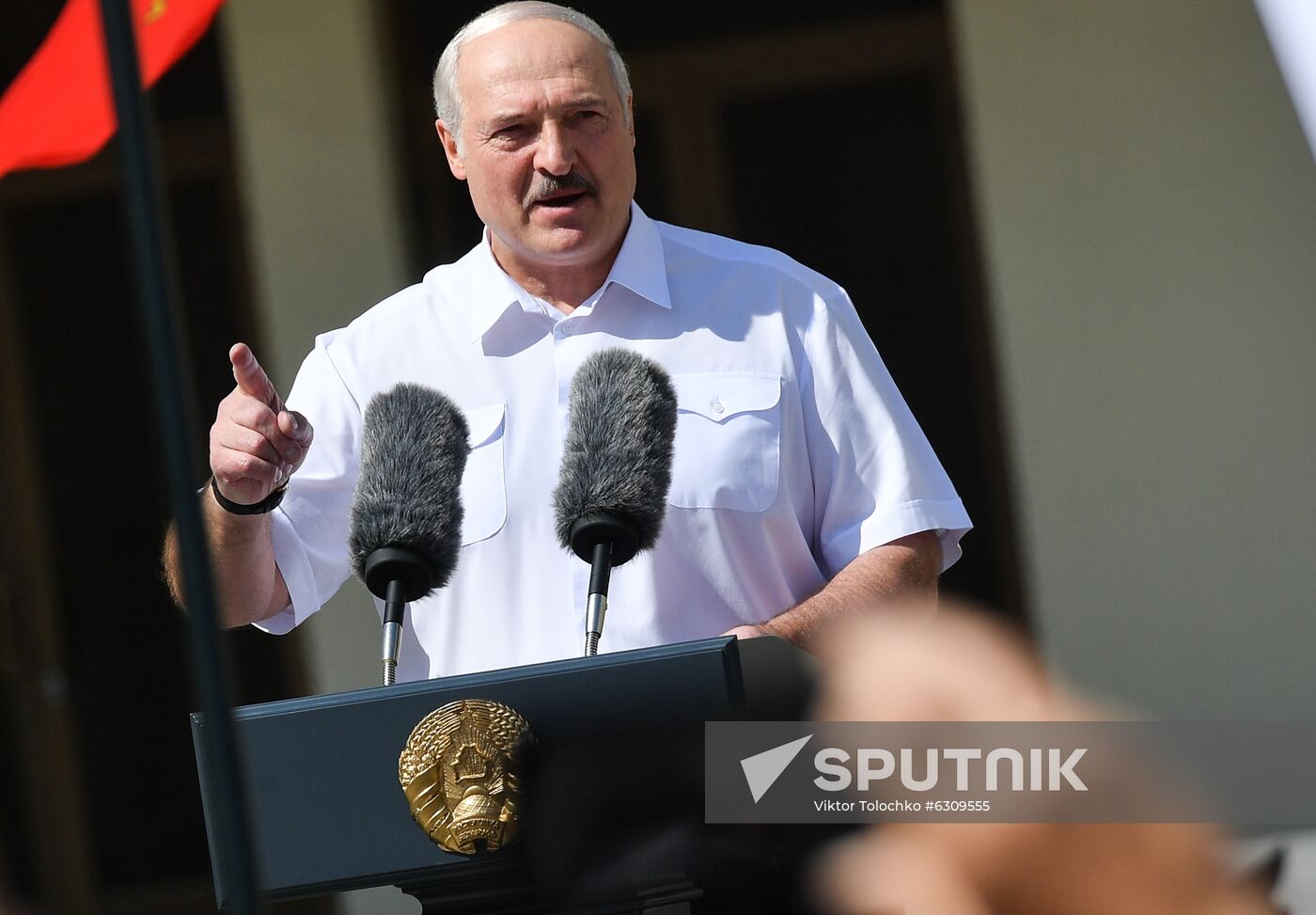 Belarus Lukashenko Supporters