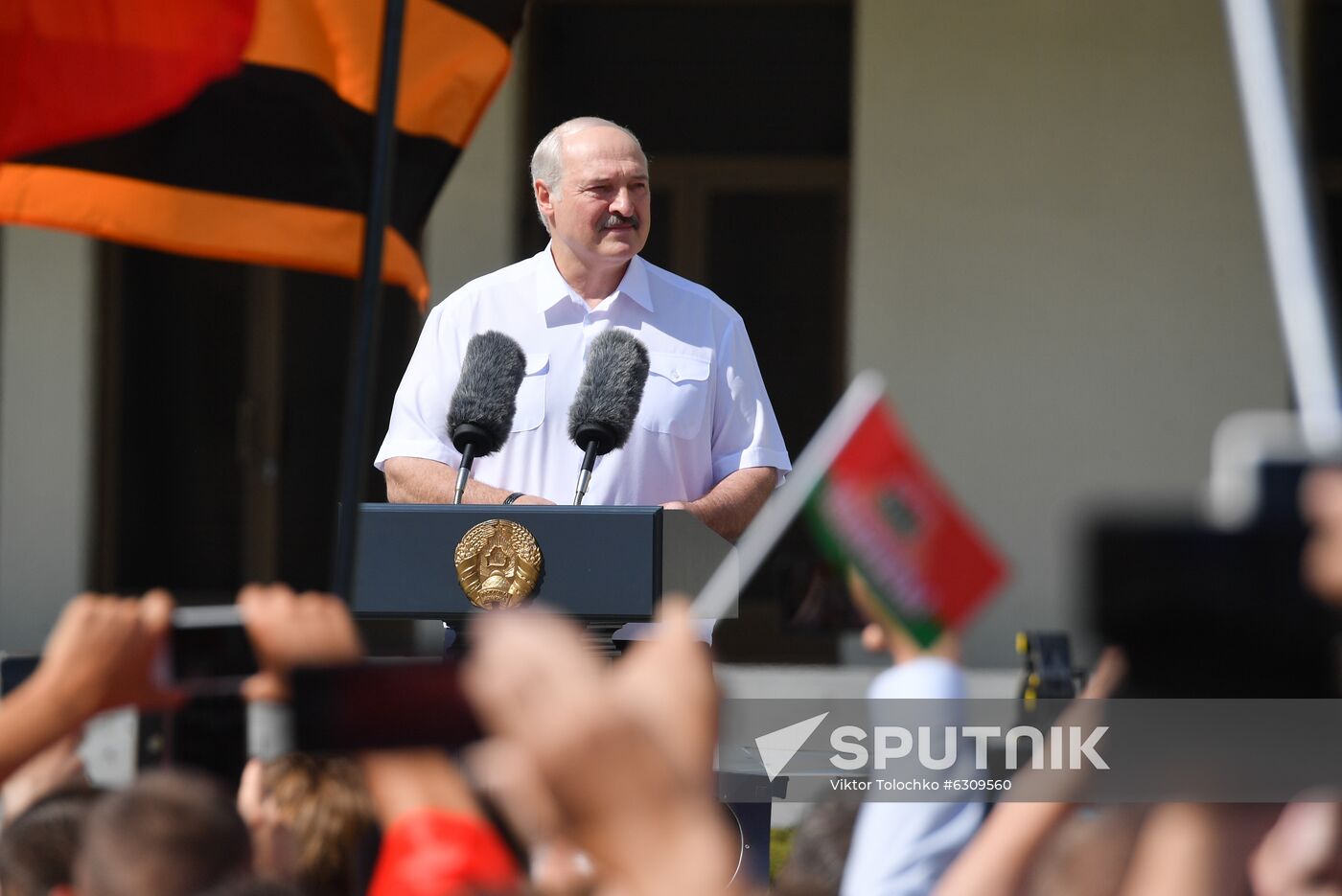 Belarus Lukashenko Supporters