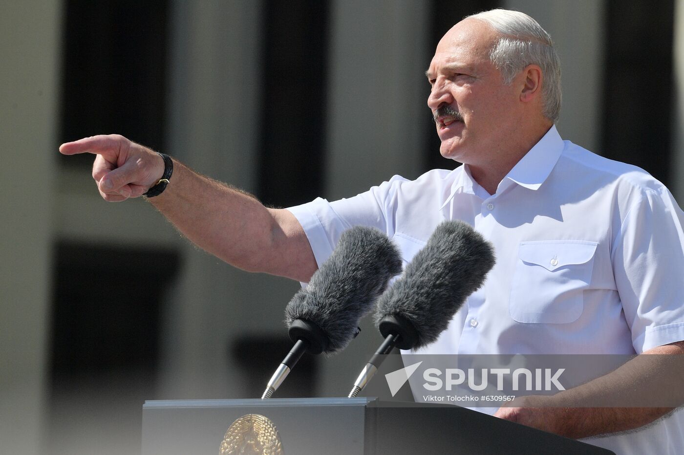 Belarus Lukashenko Supporters