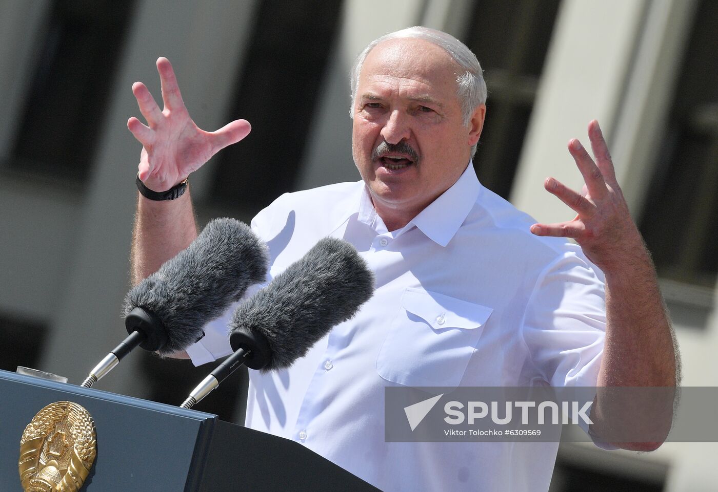 Belarus Lukashenko Supporters