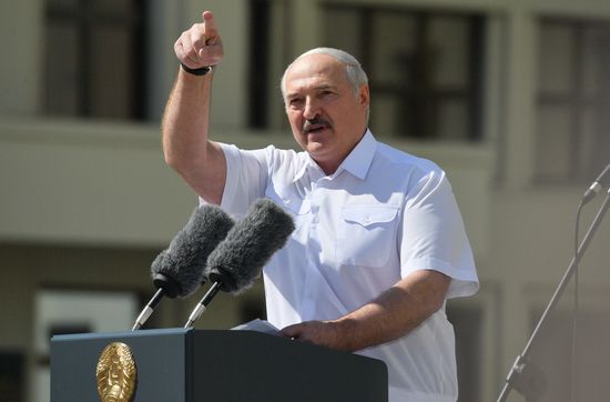 Belarus Lukashenko Supporters