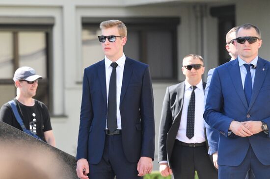 Belarus Lukashenko Supporters